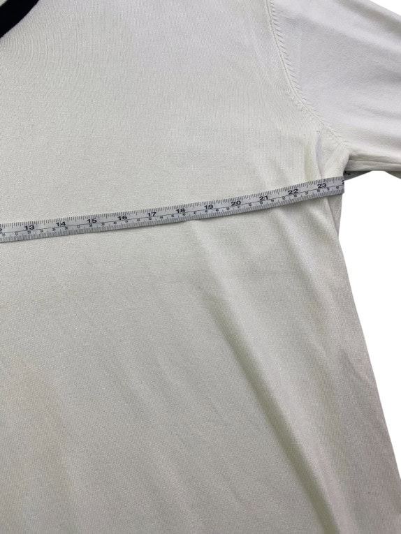 GUESS ΠΟΥΛΟΒΕΡ VINTAGE OFF WHITE ΑΝΤΡΙΚΟ PRE OWNED L