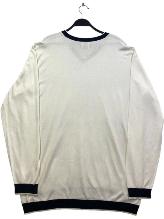 GUESS ΠΟΥΛΟΒΕΡ VINTAGE OFF WHITE ΑΝΤΡΙΚΟ PRE OWNED L
