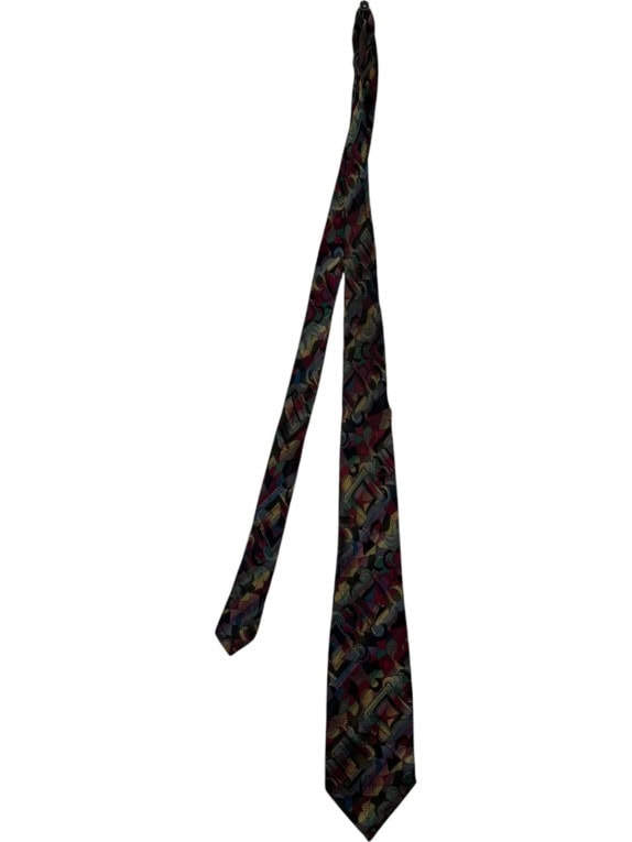 GUY LAROCHE ΓΡΑΒΑΤΑ RETRO ΠΟΛΥΧΡΩΜΗ ΑΝΤΡΙΚΟ PRE OWNED