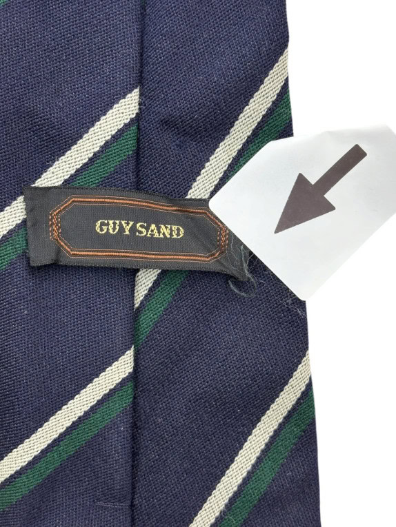 GUY SAND ΓΡΑΒΑΤΑ CLASSIC NAVY ΑΝΤΡΙΚΟ PRE OWNED