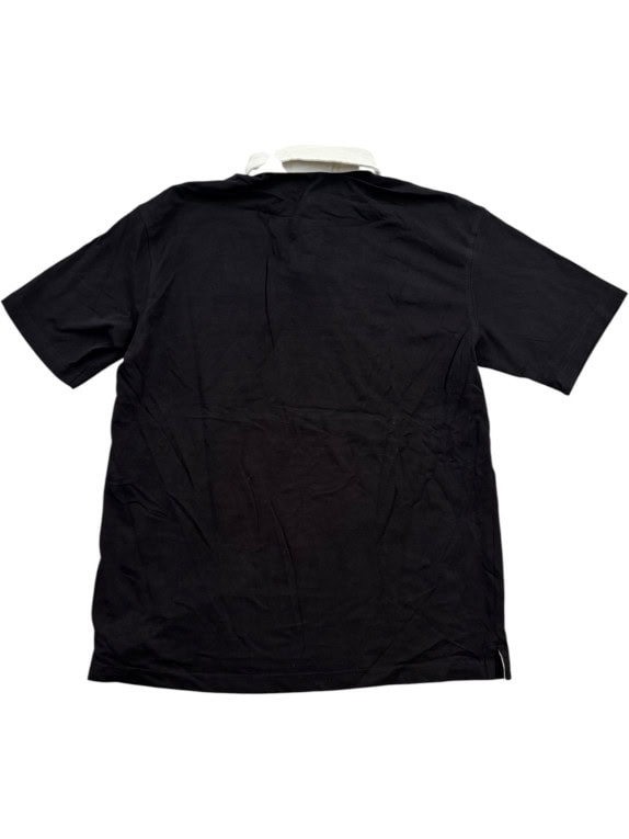 H M POLO ΜΠΛΟΥΖΑ COLLEGIATE ΜΑΥΡΟ OFF WHITE ΑΝΤΡΙΚΟ PRE OWNED M