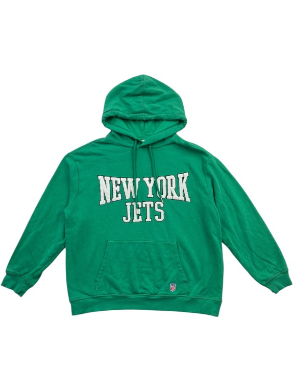 H&M HOODIE ΦΟΥΤΕΡ NEW YORK JETS LOGO ΠΡΑΣΙΝΟ UNISEX MEDIUM
