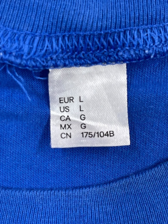 H&M T-SHIRT BROOKLYN 19 NEW YORK OVERSIZED ΜΠΛΕ UNISEX L