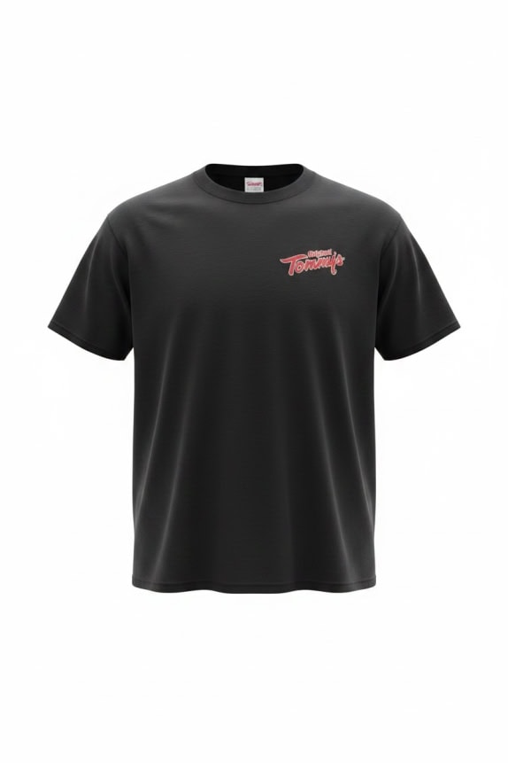 HANES BEEFY T GRAPHIC TEE ΞΕΘΩΡΙΑΣΜΕΝΟ ΜΑΥΡΟ UNISEX PRE OWNED XL