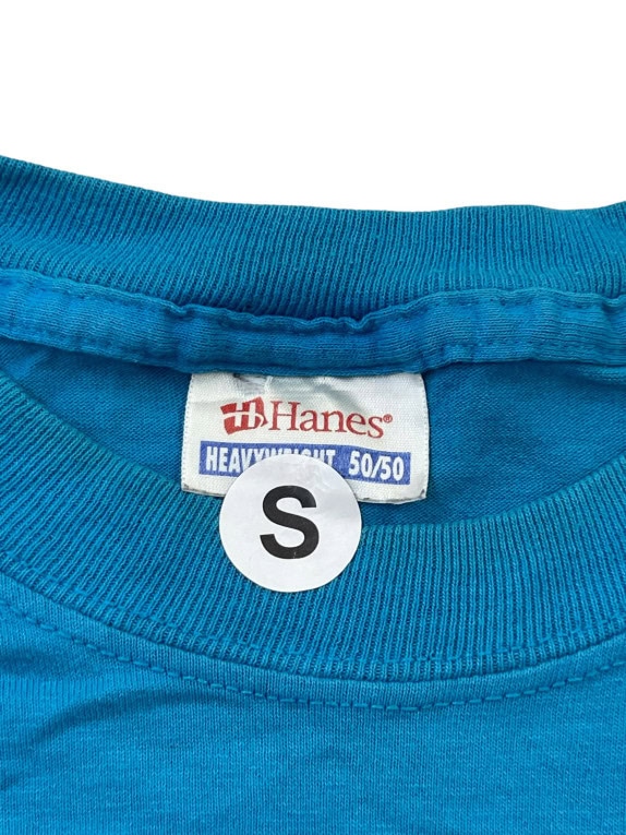 HANES GRAPHIC TEE STREETWEAR BLUE ΑΝΤΡΙΚΟ PRE OWNED S