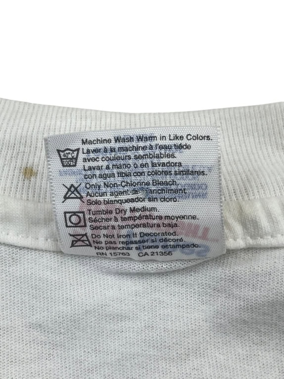 Hanes Heavyweight T-Shirt Smokin’ Joe’s Racing Pocket White Unisex XL