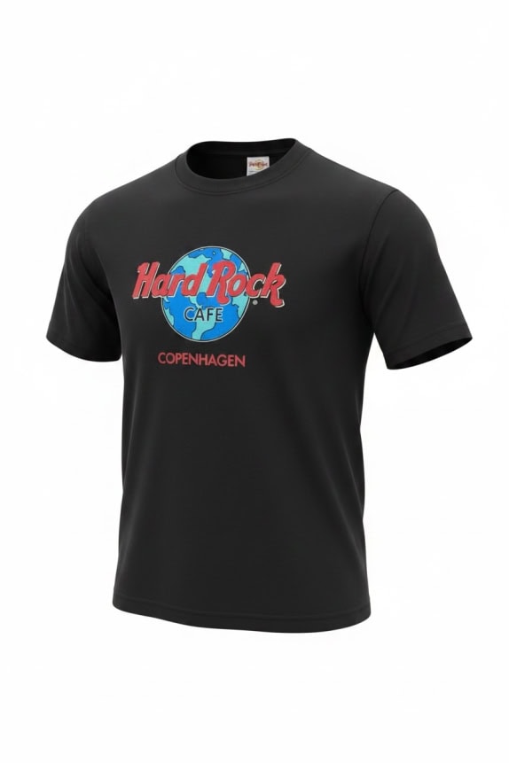 Hard Rock Cafe Copenhagen T-Shirt Black Unisex L