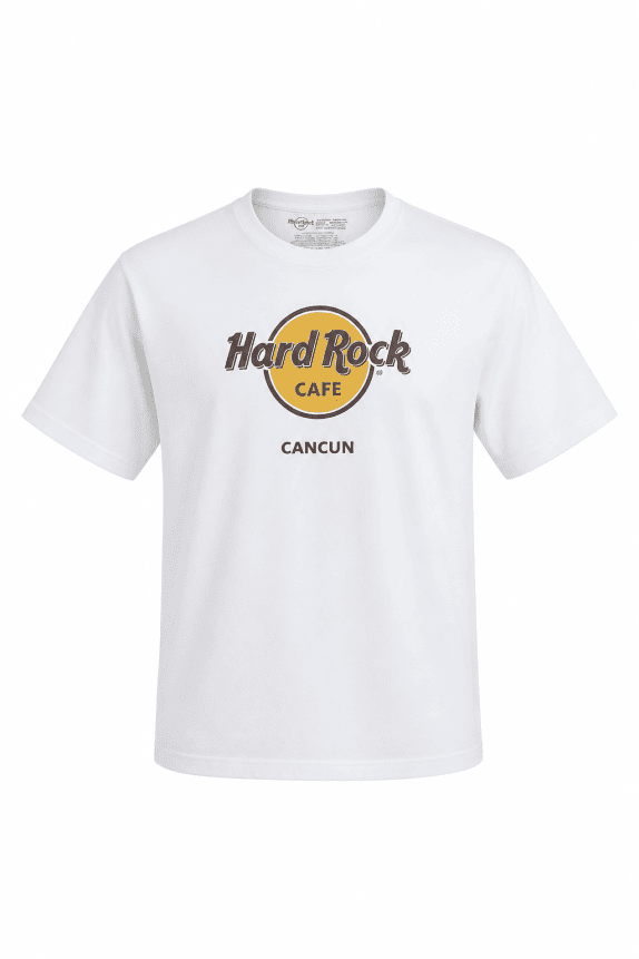 HARD ROCK CAFE GRAPHIC TEE CASUAL WHITE ΑΝΤΡΙΚΟ PRE OWNED XL