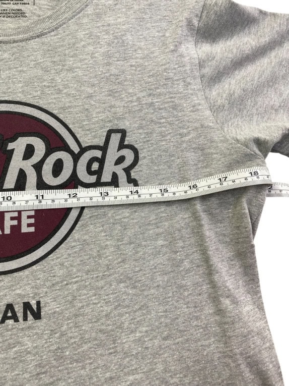 HARD ROCK CAFE GRAPHIC TEE ΜΕΛΑΝΖΕ ΓΚΡΙ ΓΥΝΑΙΚΕΙΟ PRE OWNED S