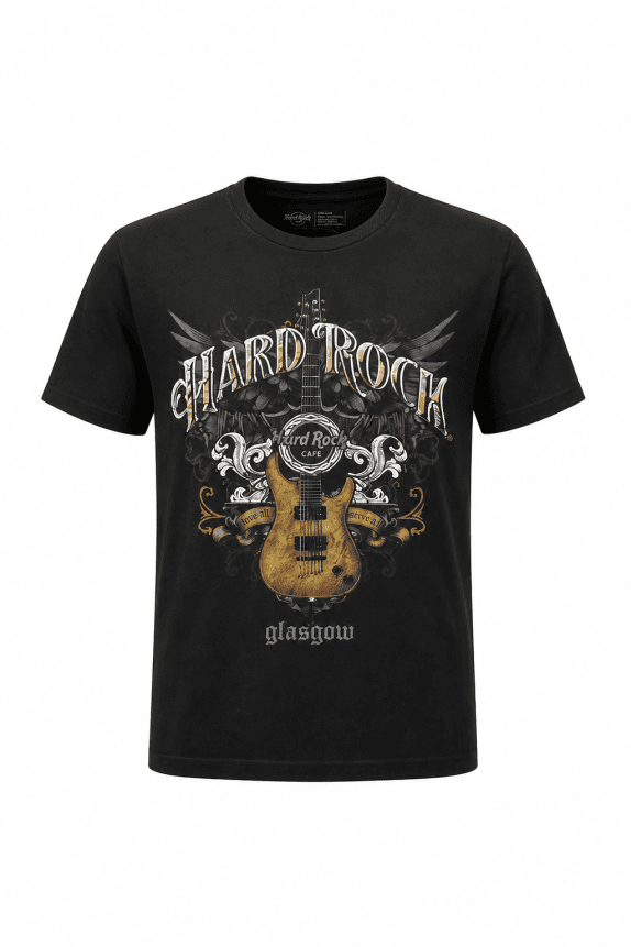 HARD ROCK CAFE GRAPHIC TEE ΡΕTRO ΜΑΥΡΟ ΑΝΤΡΙΚΟ PRE OWNED M