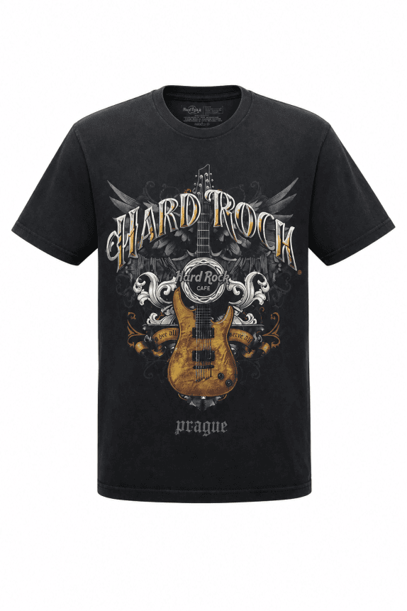 HARD ROCK CAFE GRAPHIC TEE ROCK BLACK ΑΝΤΡΙΚΟ PRE OWNED S