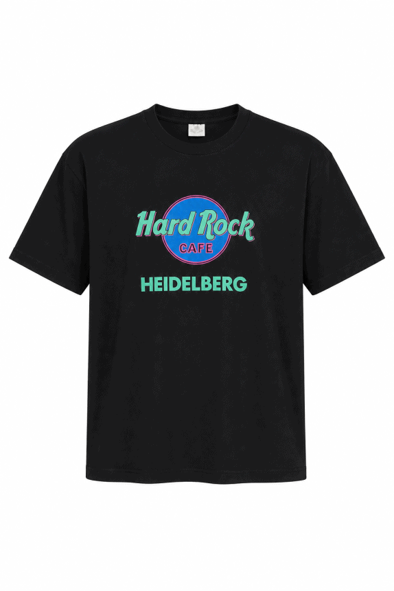 HARD ROCK CAFE GRAPHIC TEE STREETWEAR BLACK UNISEX PRE OWNED L
