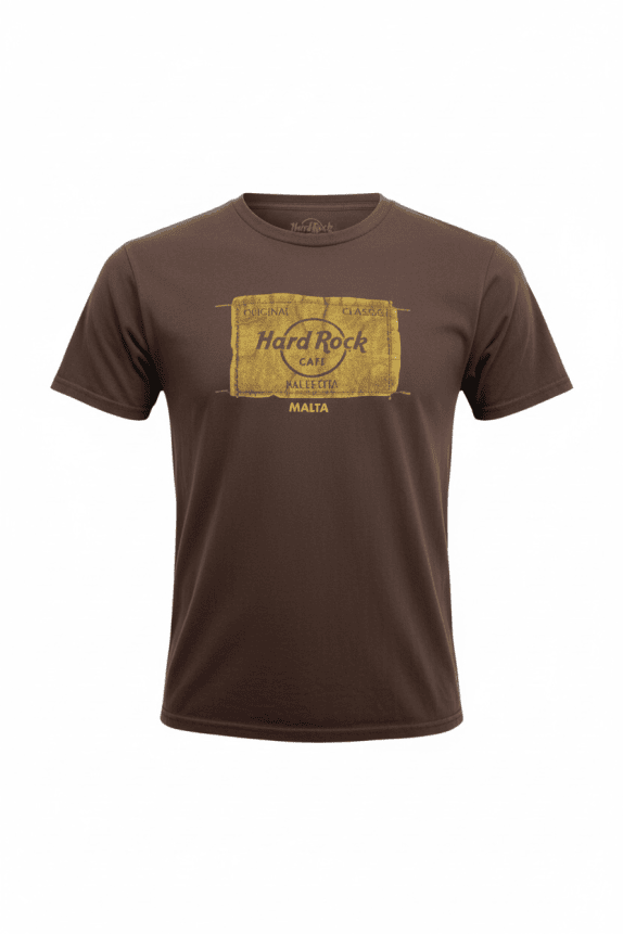 HARD ROCK CAFE T-SHIRT VINTAGE LOGO MALTA CAFE UOMO L