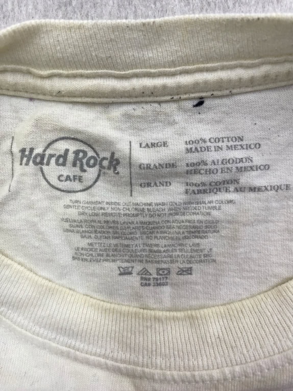 HARD ROCK CAFE ΜΠΛΟΥΖΑΚΙ VINTAGE MIAMI ΛΟΓΟΤΥΠΟ ΛΕΥΚΟ ΑΝΔΡΙΚΟ L
