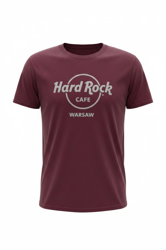 HARD ROCK CAFE T SHIRT GRAPHIC BORDEAUX ΑΝΤΡΙΚΟ PRE OWNED M
