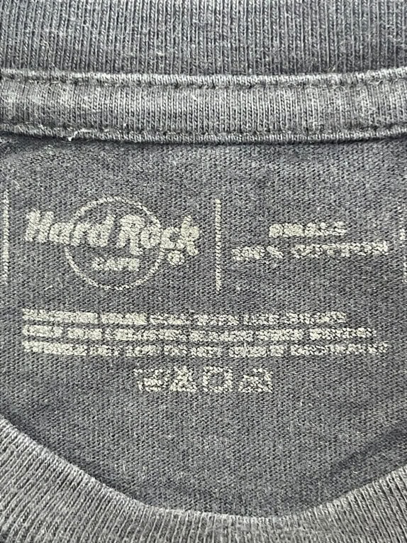 HARD ROCK CAFE T SHIRT GRAPHIC ΜΑΥΡΟ ΑΝΤΡΙΚΟ PRE OWNED