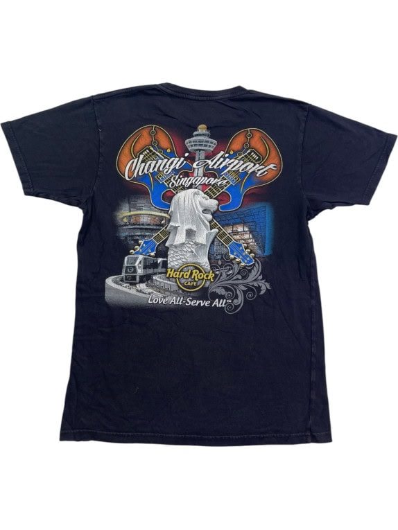 HARD ROCK CAFE T SHIRT GRAPHIC ΜΑΥΡΟ ΑΝΤΡΙΚΟ PRE OWNED