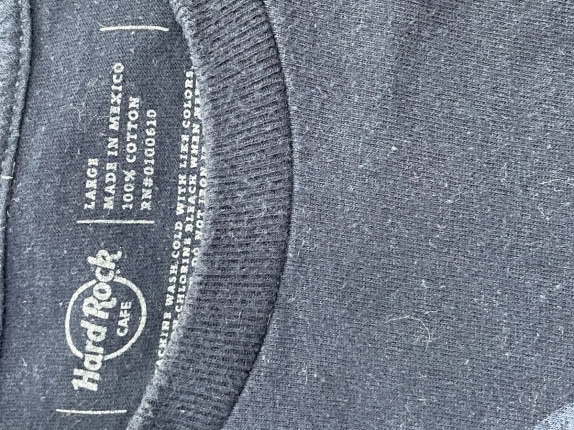 HARD ROCK CAFE T SHIRT GRAPHIC NAVY ΑΝΤΡΙΚΟ PRE OWNED L