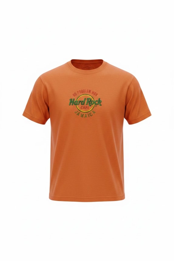 HARD ROCK CAFE T SHIRT GRAPHIC ΠΟΡΤΟΚΑΛΙ UNISEX PRE OWNED S