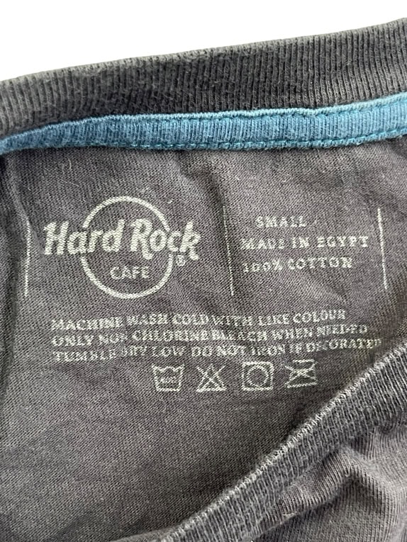HARD ROCK CAFE T-Shirt Hamburg Logo Blue WOMEN S