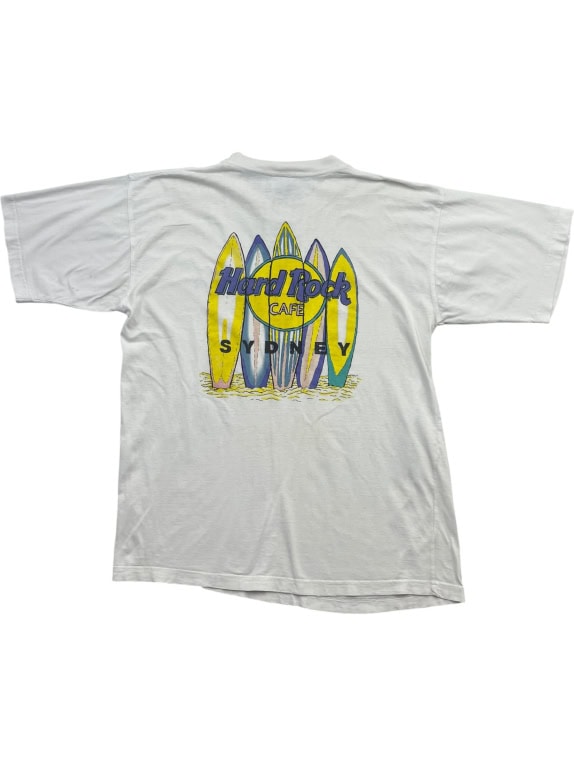 Hard Rock Cafe T-Shirt Logo White Unisex L