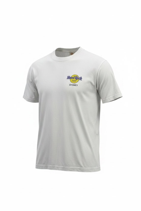 Hard Rock Cafe T-Shirt Logo White Unisex L