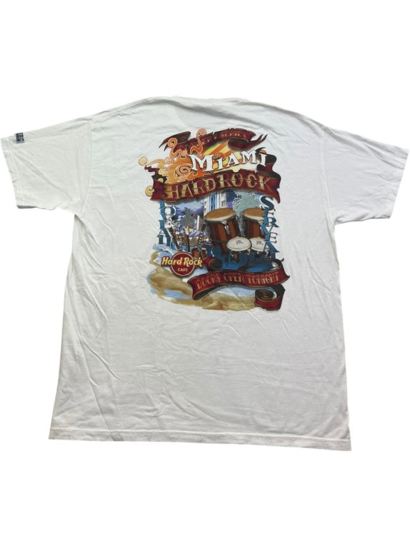 HARD ROCK CAFE T SHIRT MINIMAL ΑΝΟΙΧΤΟ ΓΚΡΙ ΑΝΤΡΙΚΟ PRE OWNED L