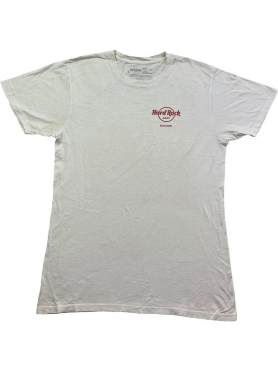 HARD ROCK CAFE T SHIRT MINIMAL GRIGIA UOMO PRE OWNED M