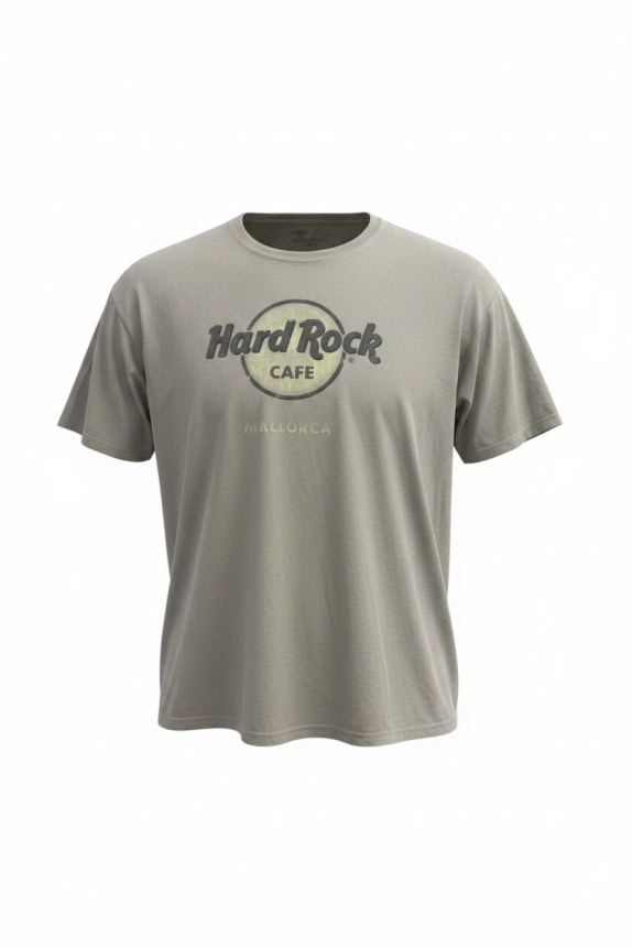 HARD ROCK CAFE T-SHIRT VINTAGE LOOK ΓΚΡΙ UNISEX XXL preowned