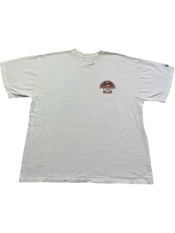 HARD ROCK CAFE T SHIRT VINTAGE OFF WHITE UNISEX PRE OWNED