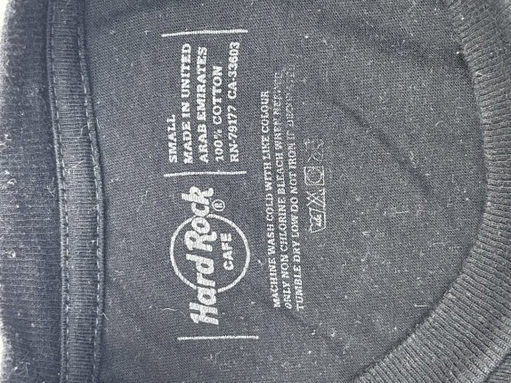 HARD ROCK GRAPHIC TEE BLACK ΑΝΤΡΙΚΟ PRE OWNED S