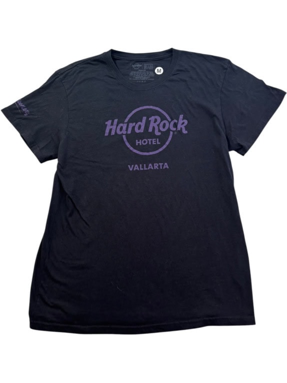 HARD ROCK HOTEL T SHIRT GRAPHIC FADED BLACK ΓΥΝΑΙΚΕΙΟ PRE OWNED M