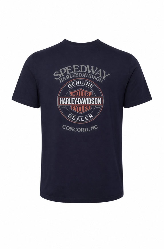 HARLEY DAVIDSON T SHIRT GRAPHIC BIKER NERO UOMO PRE OWNED XL