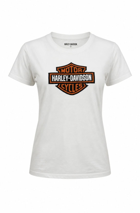 HARLEY DAVIDSON GRAPHIC TEE WHITE ΓΥΝΑΙΚΕΙΟ PRE OWNED M