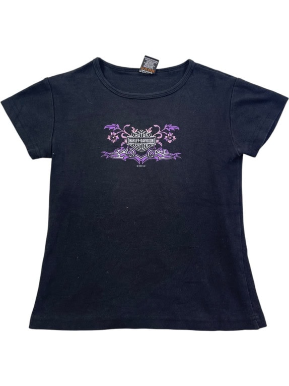 HARLEY DAVIDSON ΓΥΝΑΙΚΕΙΟ GRAPHIC TEE ΜΑΥΡΟ PRE OWNED XS