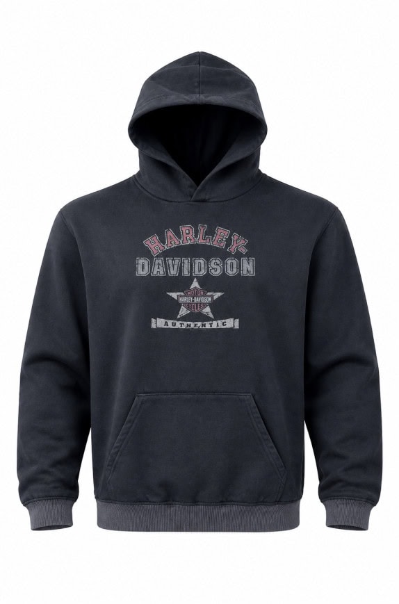 HARLEY DAVIDSON HOODIE GRAPHIC ΜΑΥΡΟ ΑΝΤΡΙΚΟ PRE OWNED S