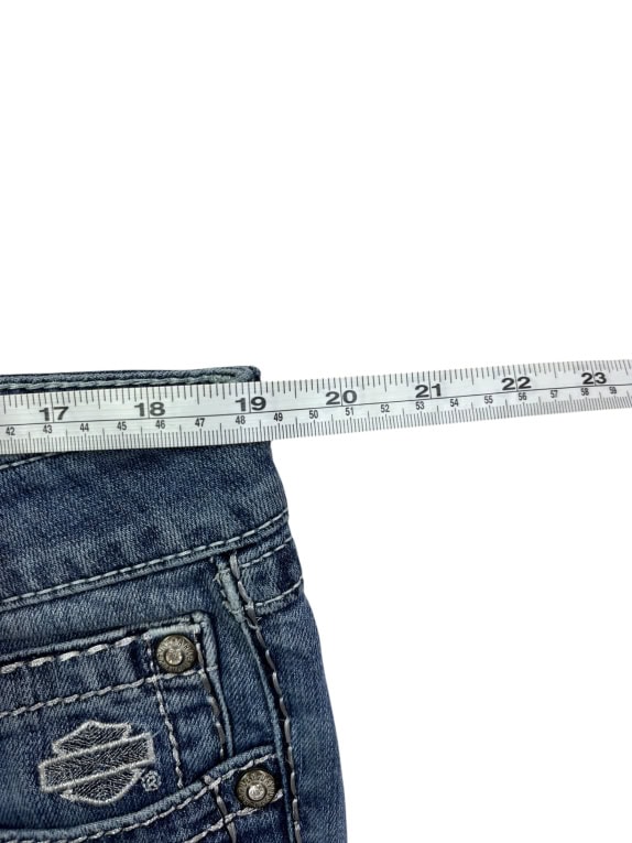HARLEY DAVIDSON ΠΑΝΤΕΛΟΝΙ JEANS ΜΠΛΕ ΓΥΝΑΙΚΕΙΟ XL preowned