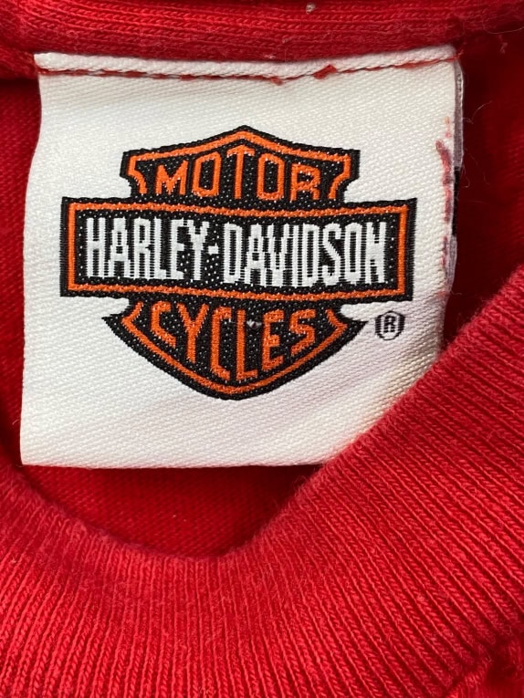 HARLEY-DAVIDSON T-SHIRT ΜΕ ΜΕΓΑΛΟ ΛΟΓΟΤΥΠΟ ΚΟΚΚΙΝΟ UNISEX S
