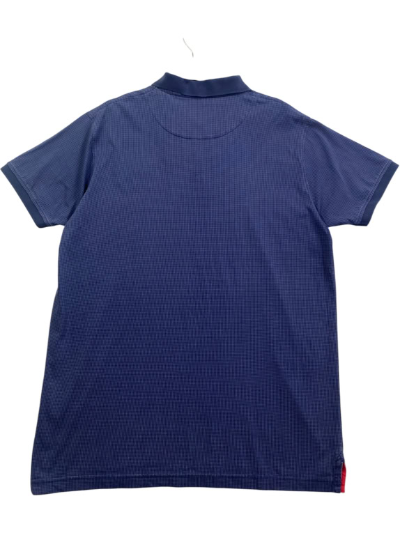 HARMONT & BLAINE JEANS ΜΠΛΟΥΖΑ POLO CASUAL ΜΙΚΡΟΣΧΕΔΙΟ ΜΠΛΕ UNISEX XL