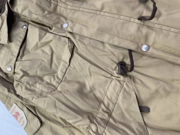 NAPAPIJRI 1990S HARRINGTON JACKET UTILITY BEIGE MEN PRE OWNED L