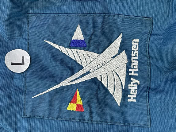 1990S HELLY HANSEN JACKET SPORTSWEAR ΜΠΛΕ ΑΝΤΡΙΚΟ PRE OWNED L