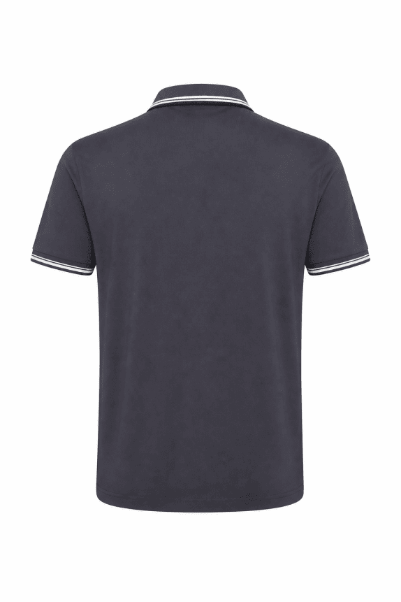HELLY HANSEN POLO SHIRT MINIMAL CHARCOAL MEN PRE OWNED XL