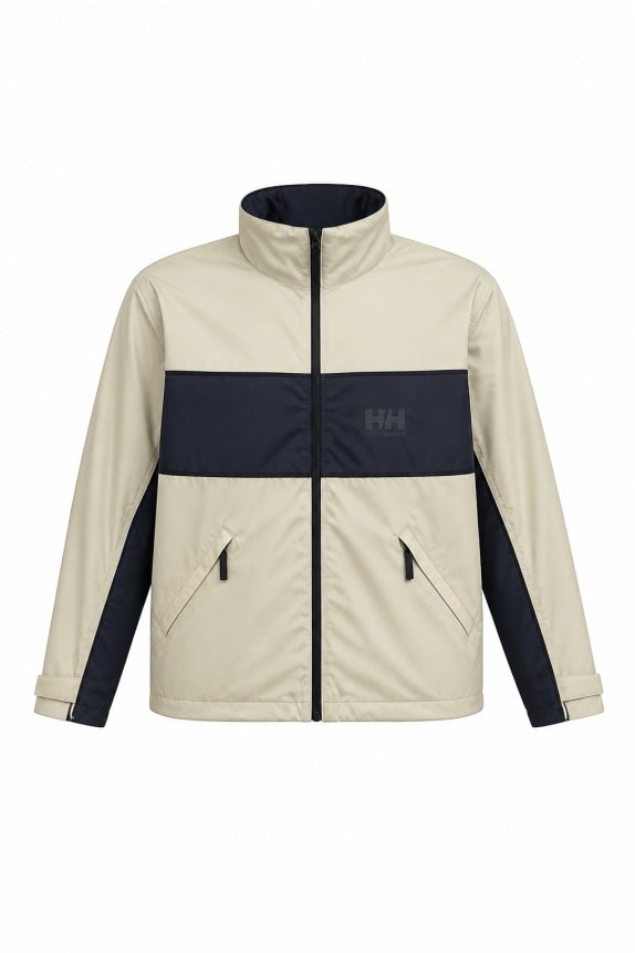 1990S HELLY HANSEN TRACK JACKET MINIMAL BEIGE ΑΝΤΡΙΚΟ PRE OWNED XL