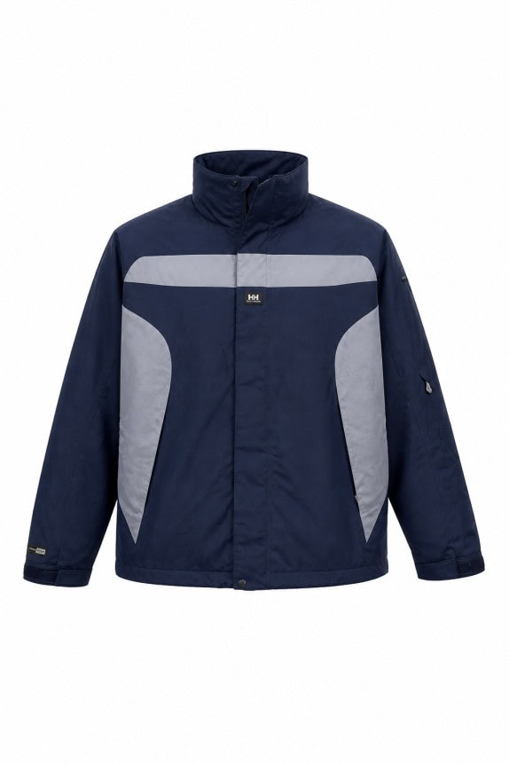 HELLY HANSEN TRACK JACKET SPORTY NAVY DONNA PRE OWNED L