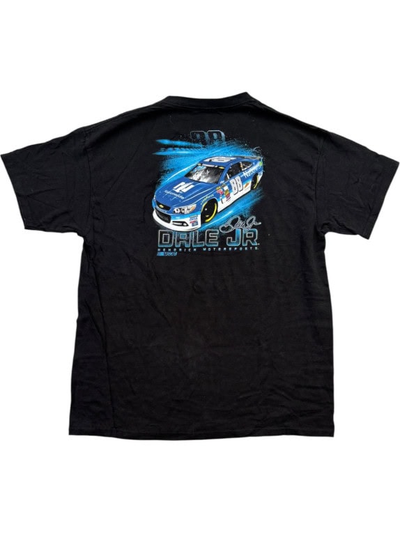 HENDRICK MOTORSPORTS GRAPHIC TEE RACING BLACK MENS PRE OWNED S