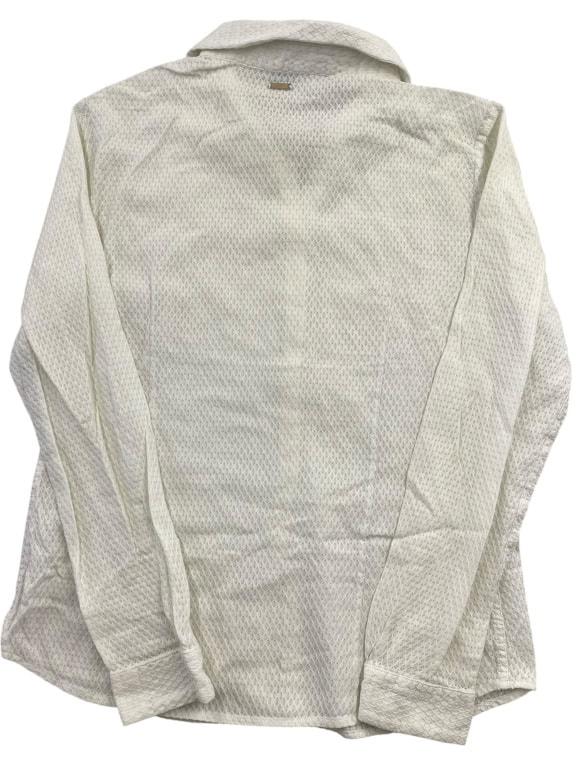HENRY COTTON\'S CAMICIA CON MOTIVO IN RILIEVO BIANCA DA DONNA M