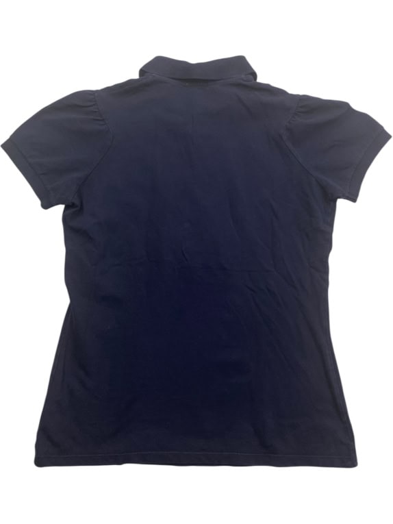 Henry Cotton’s Ruffle Polo Shirt Navy Women’s M