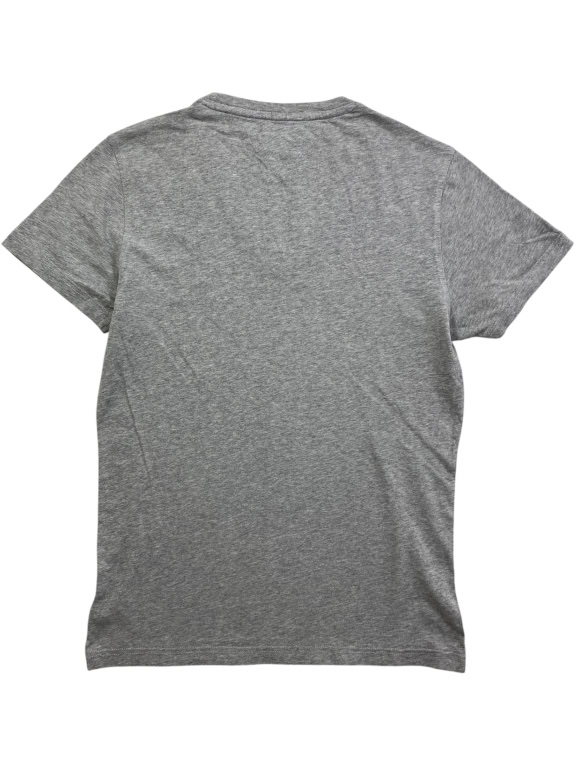 HILFIGER DENIM T-SHIRT V-NECK ΜΕ ΛΟΓΟΤΥΠΟ ΓΚΡΙ ΑΝΔΡΙΚΟ S