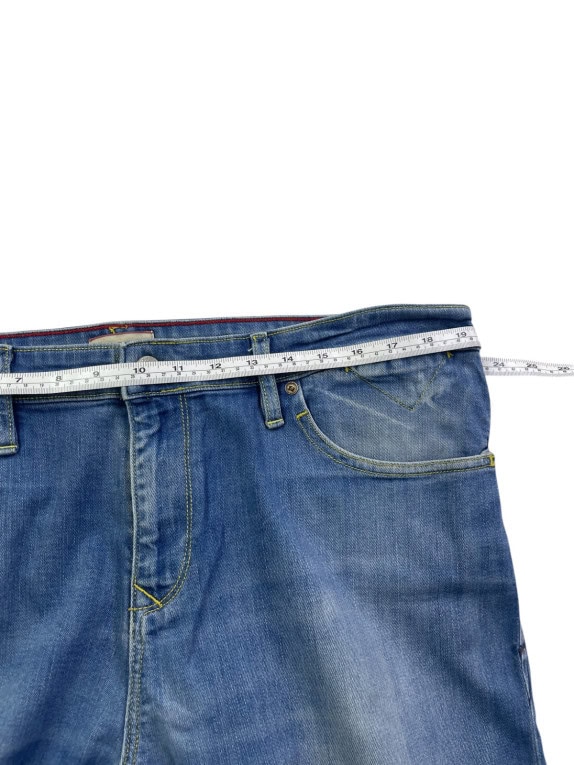 HILFIGER DENIM ΤΖΙΝ ΠΑΝΤΕΛΟΝΙ WASHED ΜΠΛΕ ΑΝΤΡΙΚΟ PRE OWNED L