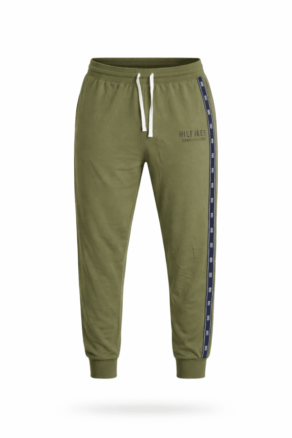HILFIGER ΦΟΡΜΑΡΑ ΠΑΝΤΕΛΟΝΙ JOGGER LOGO OLIVE ΑΝΤΡΙΚΟ PRE OWNED XL